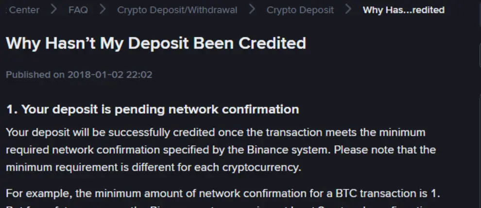Binance deposit வரவில்லை: Travel Rule கேள்வித்தாள் முதல் recovery வரை